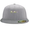 Flexfit 6210 Structured Flat Bill Fitted Hat Thumbnail