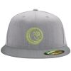 Flexfit 6210 Structured Flat Bill Fitted Hat Thumbnail