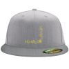 Flexfit 6210 Structured Flat Bill Fitted Hat Thumbnail