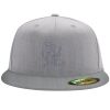 Flexfit 6210 Structured Flat Bill Fitted Hat Thumbnail
