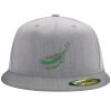 Flexfit 6210 Structured Flat Bill Fitted Hat Thumbnail