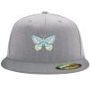 Flexfit 6210 Structured Flat Bill Fitted Hat Thumbnail