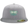 Flexfit 6210 Structured Flat Bill Fitted Hat Thumbnail
