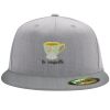 Flexfit 6210 Structured Flat Bill Fitted Hat Thumbnail