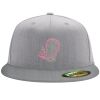 Flexfit 6210 Structured Flat Bill Fitted Hat Thumbnail
