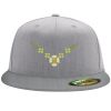Flexfit 6210 Structured Flat Bill Fitted Hat Thumbnail