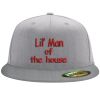 Flexfit 6210 Structured Flat Bill Fitted Hat Thumbnail
