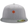 Flexfit 6210 Structured Flat Bill Fitted Hat Thumbnail