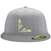 Flexfit 6210 Structured Flat Bill Fitted Hat Thumbnail