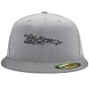 Flexfit 6210 Structured Flat Bill Fitted Hat Thumbnail