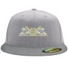 Flexfit 6210 Structured Flat Bill Fitted Hat Thumbnail