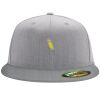 Flexfit 6210 Structured Flat Bill Fitted Hat Thumbnail