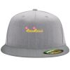 Flexfit 6210 Structured Flat Bill Fitted Hat Thumbnail