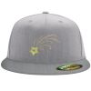 Flexfit 6210 Structured Flat Bill Fitted Hat Thumbnail
