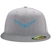 Flexfit 6210 Structured Flat Bill Fitted Hat Thumbnail