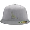 Flexfit 6210 Structured Flat Bill Fitted Hat Thumbnail