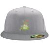 Flexfit 6210 Structured Flat Bill Fitted Hat Thumbnail