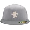 Flexfit 6210 Structured Flat Bill Fitted Hat Thumbnail