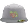 Flexfit 6210 Structured Flat Bill Fitted Hat Thumbnail