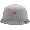 Flexfit 6210 Structured Flat Bill Fitted Hat Thumbnail