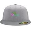 Flexfit 6210 Structured Flat Bill Fitted Hat Thumbnail