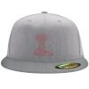 Flexfit 6210 Structured Flat Bill Fitted Hat Thumbnail