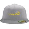 Flexfit 6210 Structured Flat Bill Fitted Hat Thumbnail