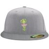 Flexfit 6210 Structured Flat Bill Fitted Hat Thumbnail