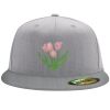 Flexfit 6210 Structured Flat Bill Fitted Hat Thumbnail
