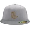 Flexfit 6210 Structured Flat Bill Fitted Hat Thumbnail
