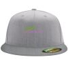 Flexfit 6210 Structured Flat Bill Fitted Hat Thumbnail