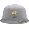 Flexfit 6210 Structured Flat Bill Fitted Hat Thumbnail