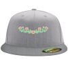 Flexfit 6210 Structured Flat Bill Fitted Hat Thumbnail