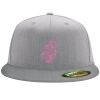 Flexfit 6210 Structured Flat Bill Fitted Hat Thumbnail