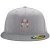 Flexfit 6210 Structured Flat Bill Fitted Hat Thumbnail