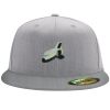 Flexfit 6210 Structured Flat Bill Fitted Hat Thumbnail