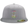 Flexfit 6210 Structured Flat Bill Fitted Hat Thumbnail