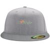 Flexfit 6210 Structured Flat Bill Fitted Hat Thumbnail