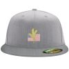 Flexfit 6210 Structured Flat Bill Fitted Hat Thumbnail