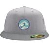 Flexfit 6210 Structured Flat Bill Fitted Hat Thumbnail
