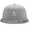 Flexfit 6210 Structured Flat Bill Fitted Hat Thumbnail