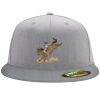 Flexfit 6210 Structured Flat Bill Fitted Hat Thumbnail