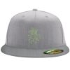 Flexfit 6210 Structured Flat Bill Fitted Hat Thumbnail