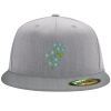 Flexfit 6210 Structured Flat Bill Fitted Hat Thumbnail