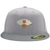 Flexfit 6210 Structured Flat Bill Fitted Hat Thumbnail