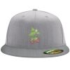 Flexfit 6210 Structured Flat Bill Fitted Hat Thumbnail