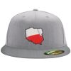 Flexfit 6210 Structured Flat Bill Fitted Hat Thumbnail