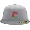 Flexfit 6210 Structured Flat Bill Fitted Hat Thumbnail