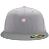 Flexfit 6210 Structured Flat Bill Fitted Hat Thumbnail