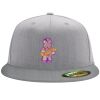 Flexfit 6210 Structured Flat Bill Fitted Hat Thumbnail